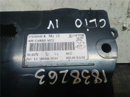 Mandos Climatizador Renault Clio IV  0 9 Business [0 9 Ltr  - 66 kW TCE Energy bivalent  Gasolina / GPL]