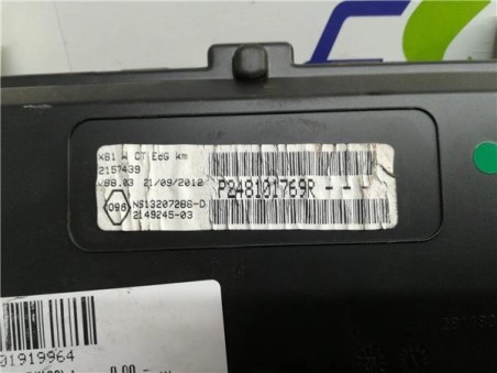 Cuadro Completo Renault Kangoo II  1 5 Authentique [1 5 Ltr  - 63 kW dCi Diesel CAT]