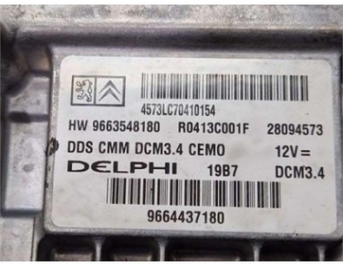 Centralita motor uce Peugeot 407  2 0 HDi 135