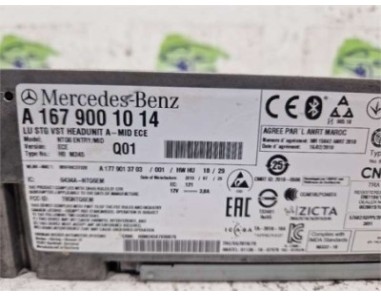 Radio / Cd Mercedes-Benz Clase A  2 0 A 200 d  [2 0 Ltr  - 110 kW CDI CAT]