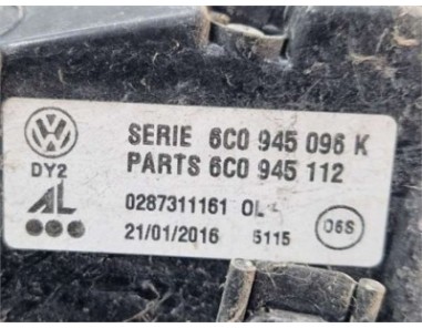 Piloto Trasero Derecho Volkswagen Polo V  1 2 Advance [1 2 Ltr  - 66 kW TSI]