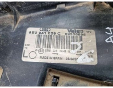 Faro Delantero Izquierdo Audi A4 Berlina  1 9 TDI  [1 9 Ltr  - 96 kW TDI]
