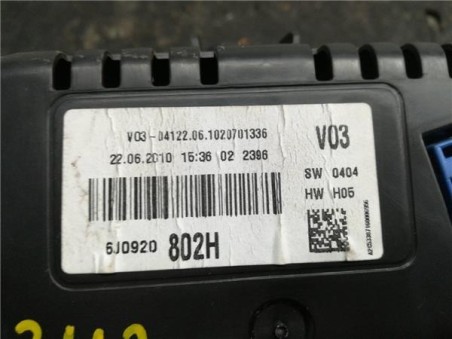 Cuadro Completo Seat Ibiza Berlina  1 6 TDI
