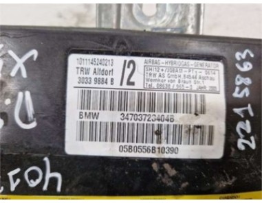 Airbag Lateral Delantero Derecho BMW Serie X5  3 0d [3 0 Ltr  - 160 kW Turbodiesel CAT]