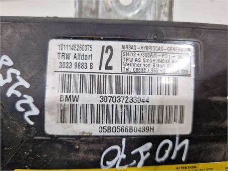 Airbag Lateral Delantero Izquierdo BMW Serie X5  3 0d [3 0 Ltr  - 160 kW Turbodiesel CAT]