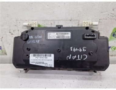 Cuadro Instrumentos Mercedes-Benz Citan  Furgón  1 5 109 CDI Extralargo  [1 5 Ltr  - 66 kW CDI CAT]