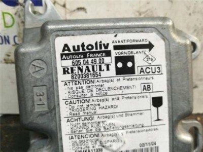 Centralita Airbag Renault Kangoo I  1 5 Authentique [1 5 Ltr  - 48 kW dCi Diesel]
