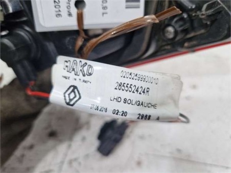 Piloto Porton Trasero Izquierdo Renault Clio IV  0 9 Business [0 9 Ltr  - 66 kW TCE Energy bivalent  Gasolina / GPL]