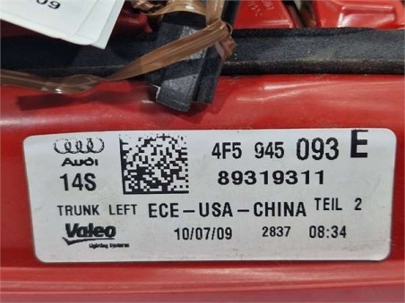 Piloto Porton Trasero Izquierdo Audi A6 Berlina  2 0 TFSI [2 0 Ltr  - 125 kW 16V TFSI]