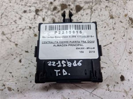 CENTRALITA CIERRE PUERTA TRASERA DERECHA Mercedes-Benz Clase A  2 0 A 200 d  [2 0 Ltr  - 110 kW CDI CAT]