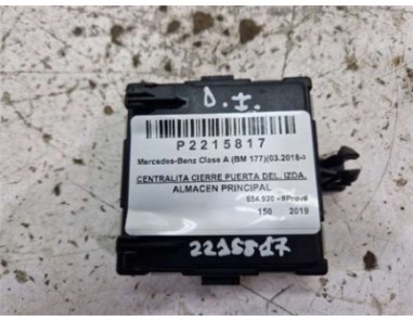 CENTRALITA CIERRE PUERTA DELANTERA IZQUIERDA Mercedes-Benz Clase A  2 0 A 200 d  [2 0 Ltr  - 110 kW CDI CAT]