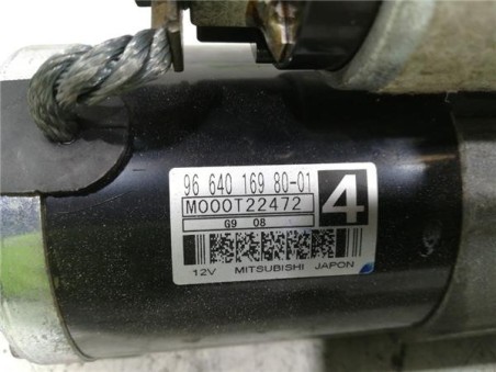 Motor Arranque Peugeot 308  1 6 Confort [1 6 Ltr  - 66 kW 16V HDi]