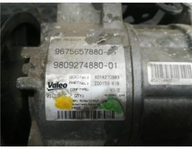 Compresor Aire Acondicionado Peugeot 308  1 6 Access [1 6 Ltr  - 85 kW 16V e-HDi FAP]