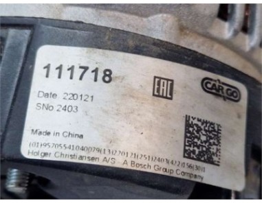 Alternador Renault Clio I Fase I / II  1 9  D