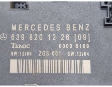 MODULO ELECTRONICO Mercedes-Benz Vito Furgón  2 1 115  CDI  Largo   [2 1 Ltr  - 110 kW CDI CAT]