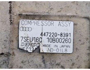 Compresor Aire Acondicionado Audi A4 Berlina  2 0 [2 0 Ltr  - 96 kW 20V CAT ]
