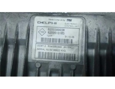 Centralita Nissan Micra  1 5 Visia [1 5 Ltr  - 50 kW dCi Turbodiesel CAT]