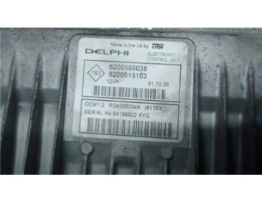 Centralita Nissan Micra  1 5 Visia [1 5 Ltr  - 50 kW dCi Turbodiesel CAT]