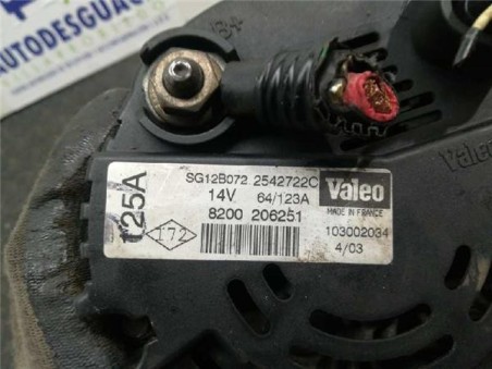 Alternador Renault Laguna II  2 2 Authentique [2 2 Ltr  - 110 kW dCi Turbodiesel]